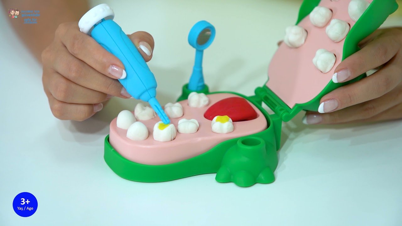 Dinozor Dişçi Oyun Hamuru Seti