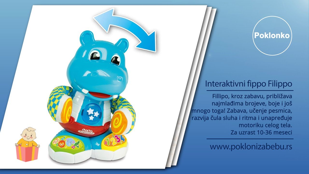 Interaktivni Fippo Filippo - PokloniZaBebu.rs