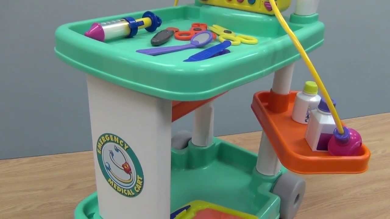 Electronic Pretend Medical Cart with Realistic Sounds from CP Toys