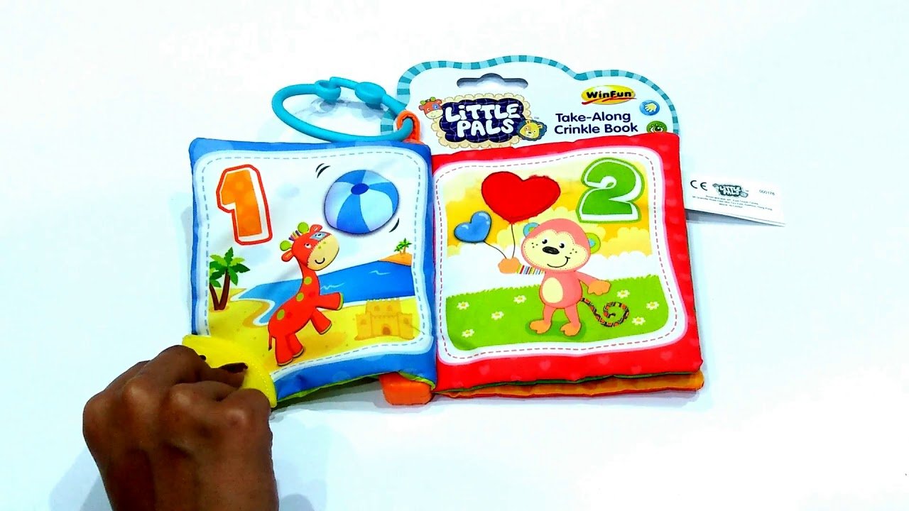 Winfun Little Pals Take Along Crinkle Book - 0176