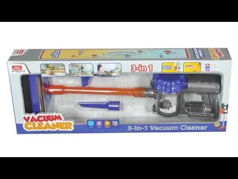 282-Vacuum Cleaner set with Stand / Dikey tip Oyuncak Süpürge         (Standlı Set)