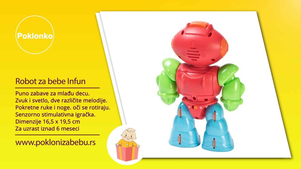Robot za bebe Infun - PokloniZaBebu.rs