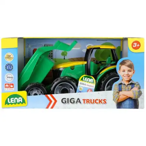 veliki traktor sa prikolicom lena
