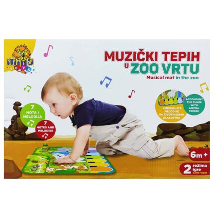 Muzicki tepih za bebe Zoo vrt