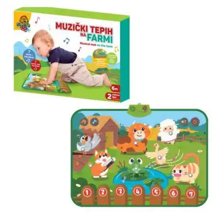 Muzicki tepih za bebe Domace zivotinje