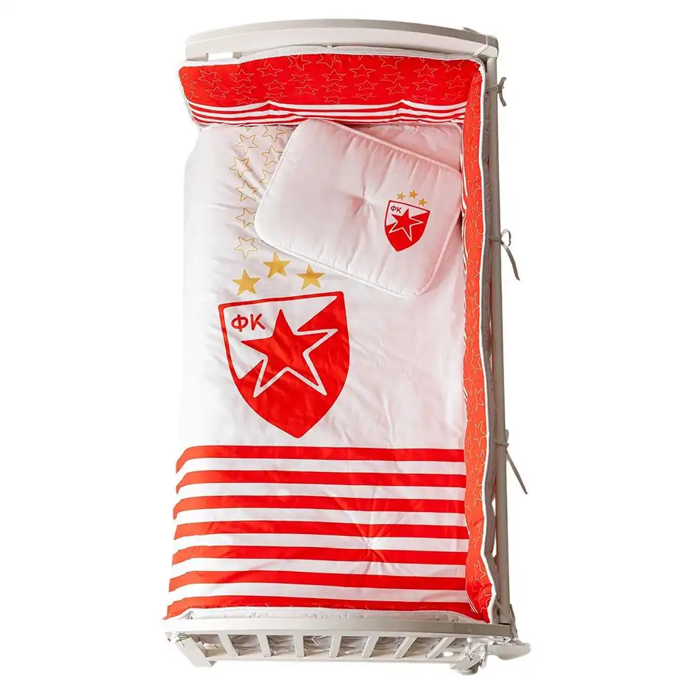 Posteljina-za-krevetac-Crvena-Zvezda Posteljina za krevetac Crvena Zvezda