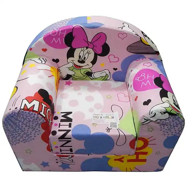 Foteljica-za-decu-Soft-Minnie-mouse-roze Fotelja za decu Soft Minnie roze