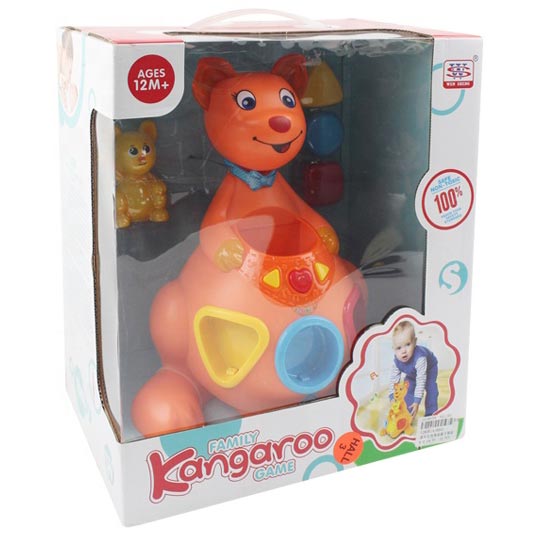Narandzasti kengur edukativna igracka za bebe kengur Mica 2