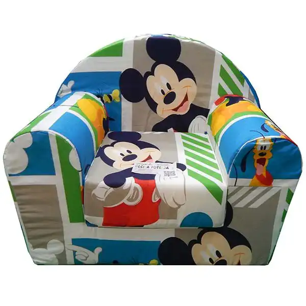 Foteljica-za-decu-Soft-Mickey-i-Silja Fotelja za decu Soft Miki i Šilja