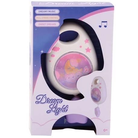 Muzička igračka za bebe Moon roze