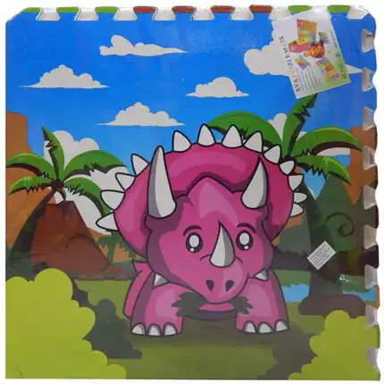 Tepih za bebe puzzle Dino