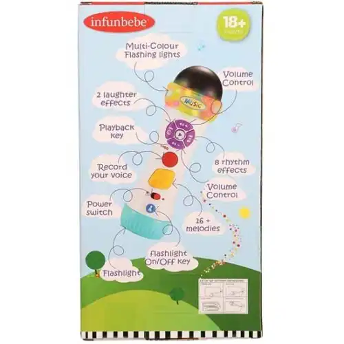 mikrofon za bebe sa puno tastera infunbebe