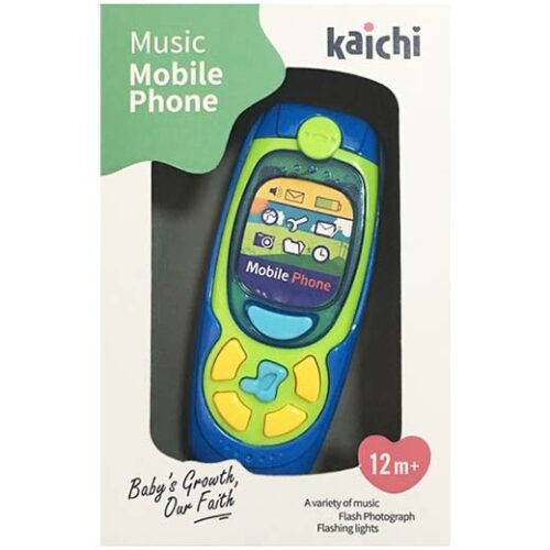 telefon za bebe u kutiji Kaichi plavi