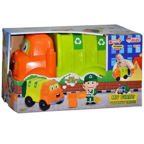 zeleni kamion za smece dede toys
