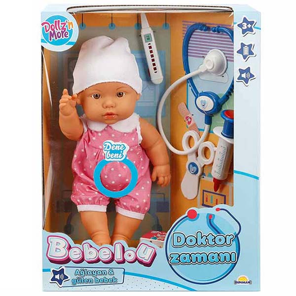 Lutka beba Bebelou doktor