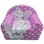 Fotelja za decu Soft Marie roze