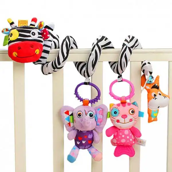 Plisana-spirala-za-krevetac-zebra Spirala za bebe Zebra