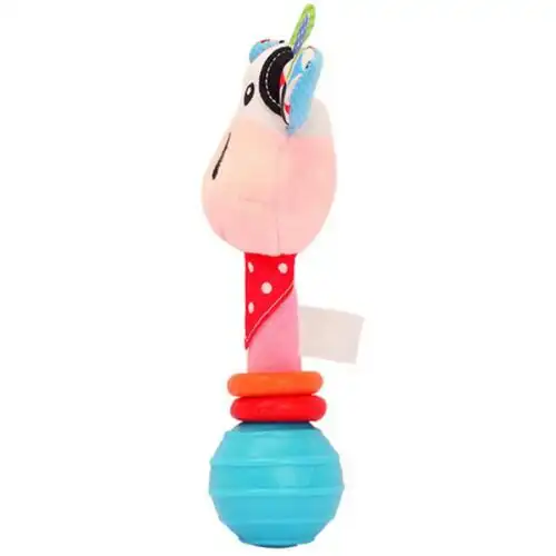 roze zvecka za bebe jolly kravica