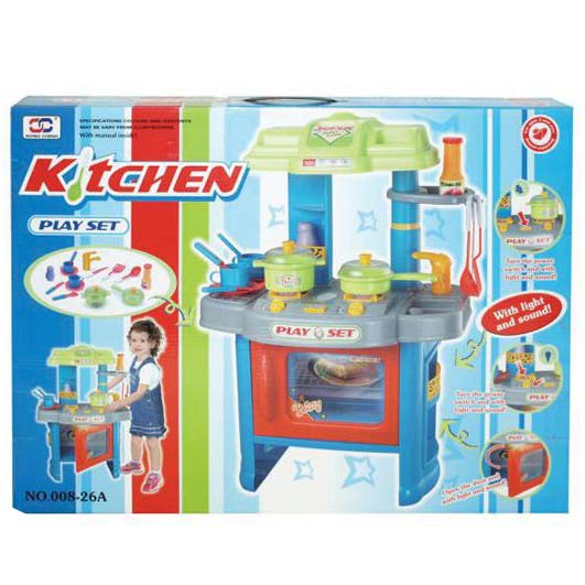 kuhinja za decu plavo zelene boje
