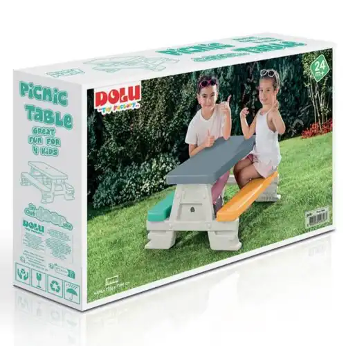 decija plasticna klupa i sto picnic