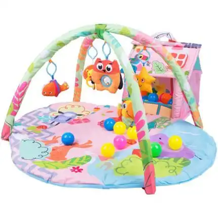 Gimnastika podloga za bebe Turtle pink