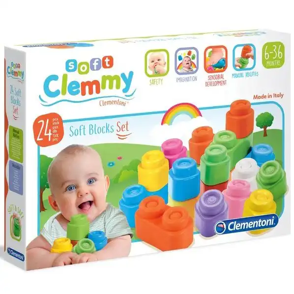 Clemmy gumene kocke 24 kom Clemmy gumene kocke 24 kom