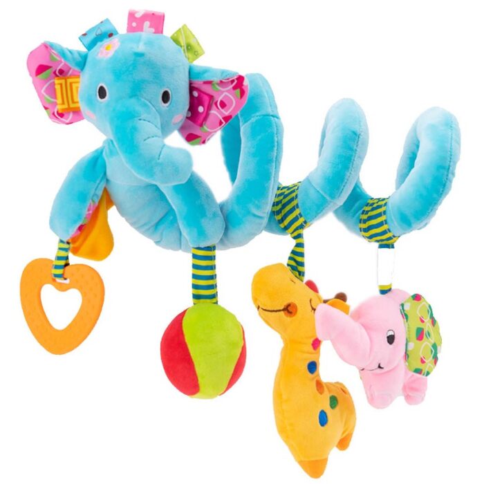 Spirala za bebe Sozzy slon plavi