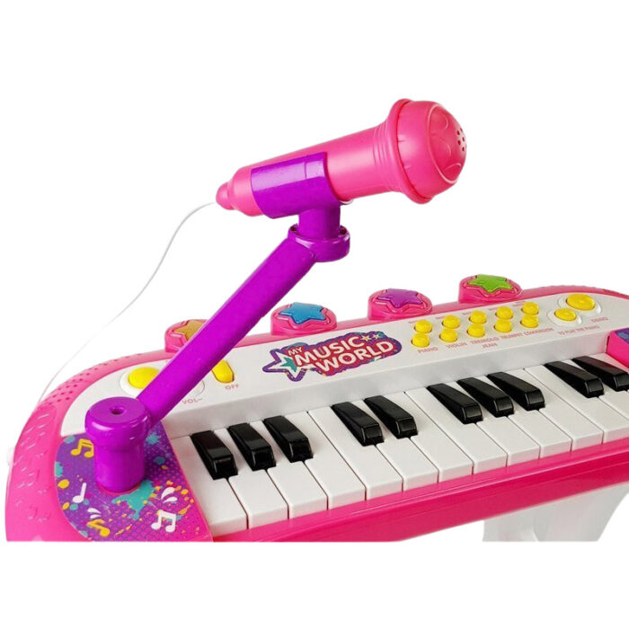 decije klavijature sa mikrofonom pink star