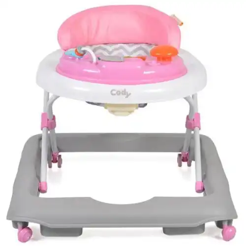 sivo roze setalica za bebe cody