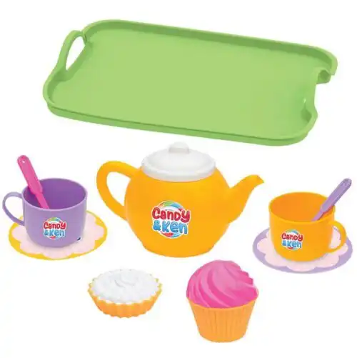plasticni deciji set za caj candy