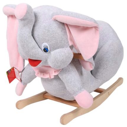 Klackalica sa naslonom roze Slonče