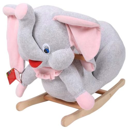 Klackalica sa naslonom roze Slonče