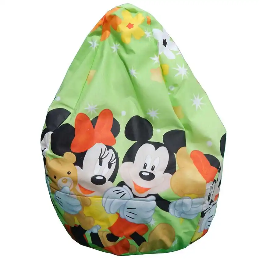 Deciji-lazy-bag-Mickey-i-Minnie-zeleni Dečiji lazy bag Mickey i Minnie zeleni