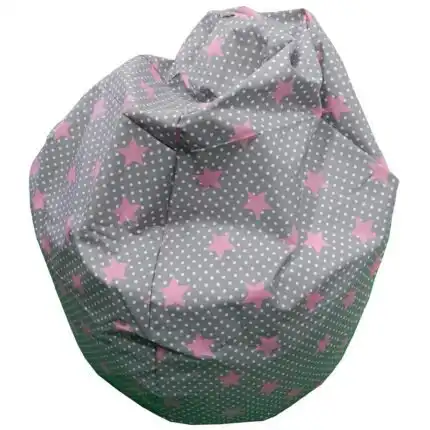 Dečiji lazy bag Pink stars