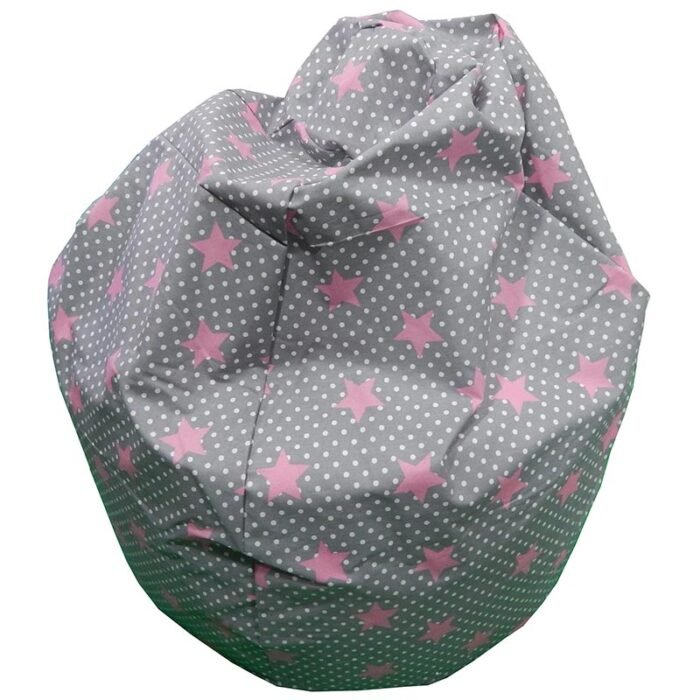 Dečiji lazy bag Pink stars