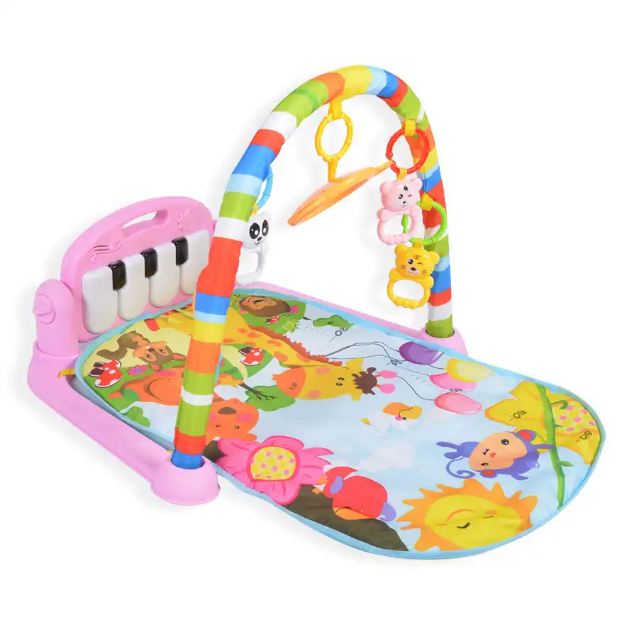 Gimnastika-podloga-za-bebe-Moni-roze Gimnastika podloga za bebe Moni roze