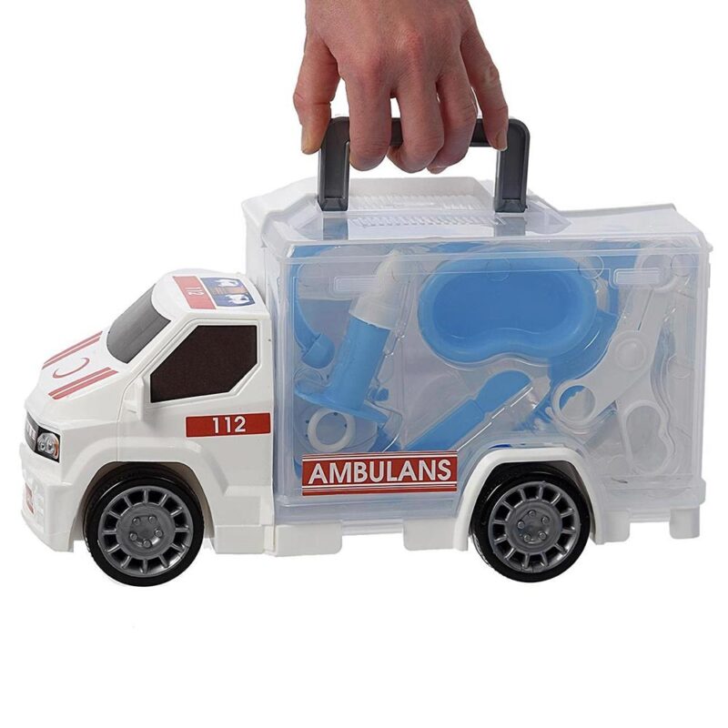 kamion sa doktor setom ambulans