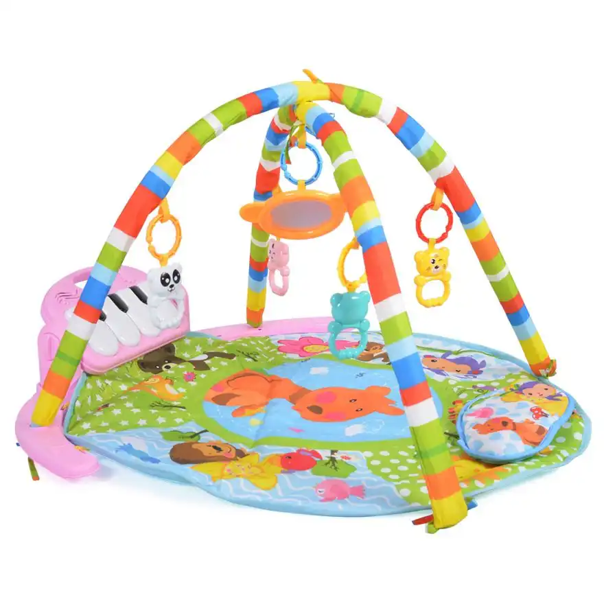 Gimnastika-podloga-za-bebe-Cangaroo-roze-2 Gimnastika podloga za bebe Cangaroo roze