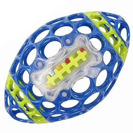 Gumena zvecka Super ball plava
