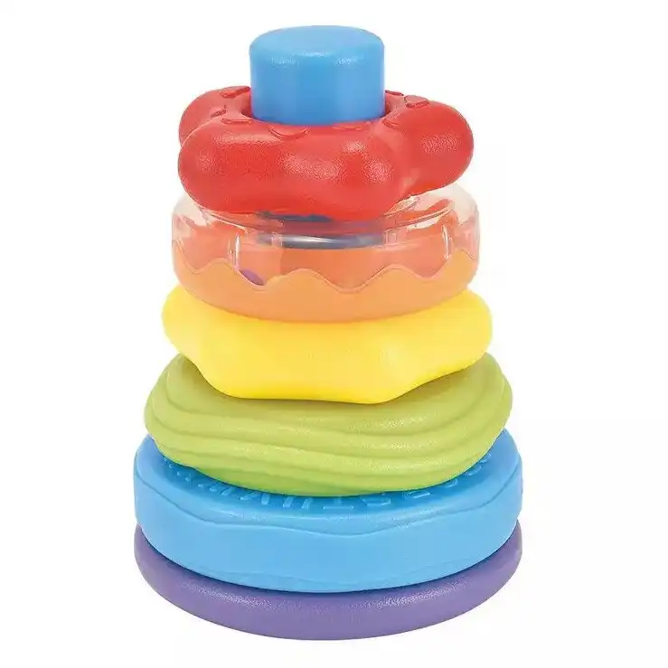 Krugovi-za-redjanje-multicolor Piramida za bebe Multicolor