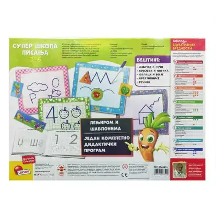 edukativni set pisanje