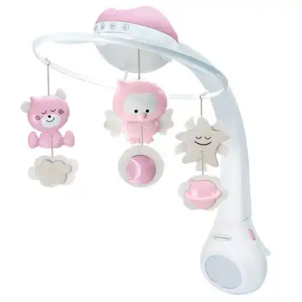 Vrteska za krevetac Infantino roze