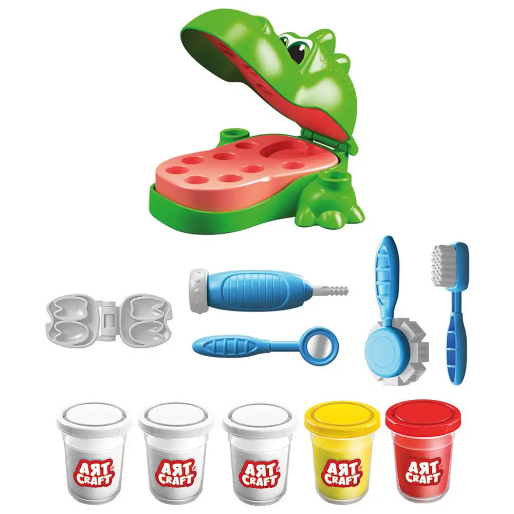 Plastelin-zubarski-set-Dino Plastelin zubarski set Dino