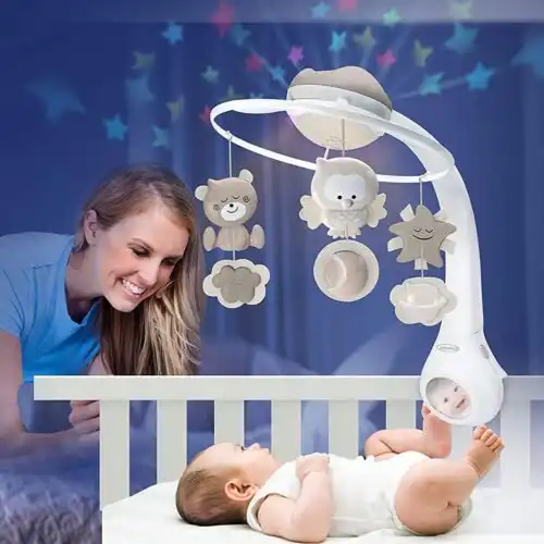 vrteska za krevetac sa svetlom infantino