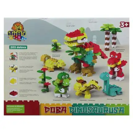 set sa kockama dinosaurus