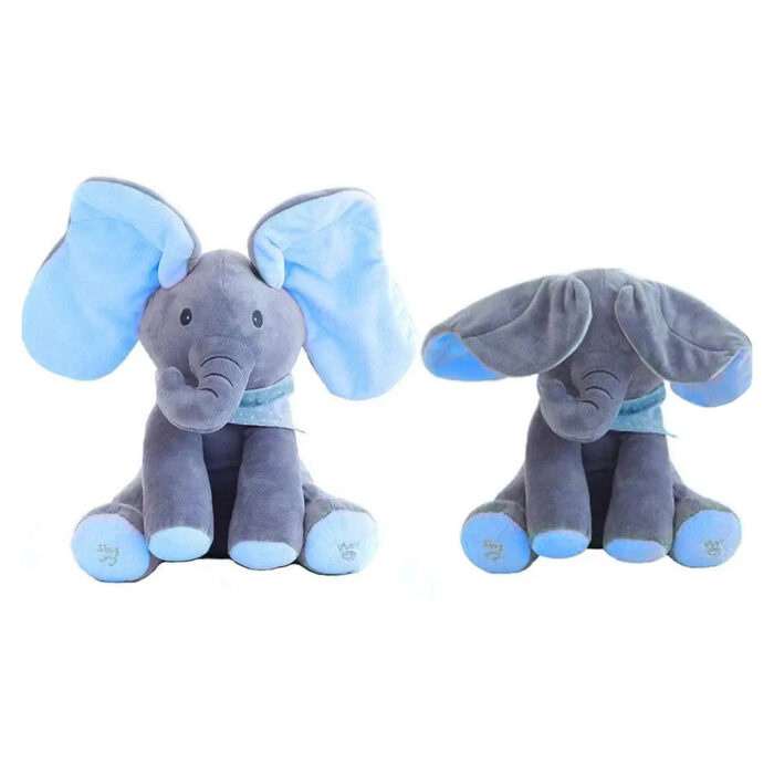 Plisani slon skrivalica plavi
