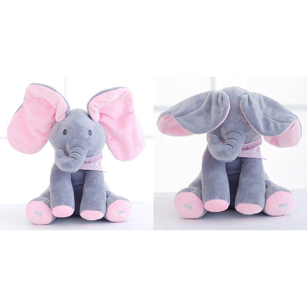 Plisani-slon-skrivalica-roze Plisani slon skrivalica roze