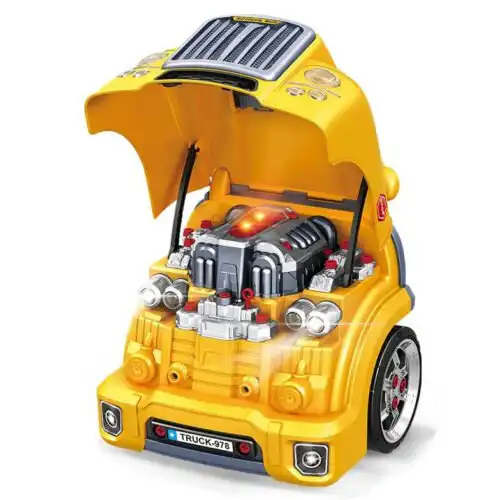 deciji automehanicarski set Driving zuti