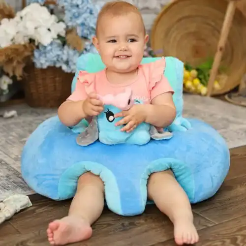 beba i foteljica little plava