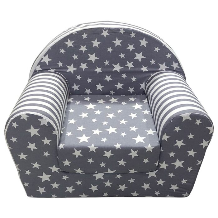 Fotelja za decu Soft Silver line